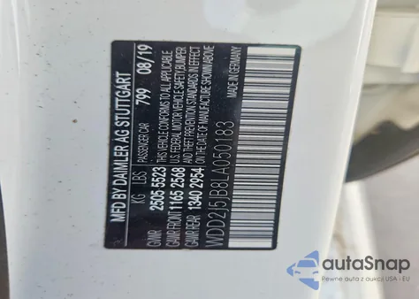 2020 Mercedes-Benz Cls 450 z USA, uszkodzony, nr VIN WDD2J5JB8LA050183